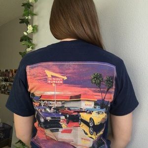 Dark Blue Arizona In n Out Shirt Size Small